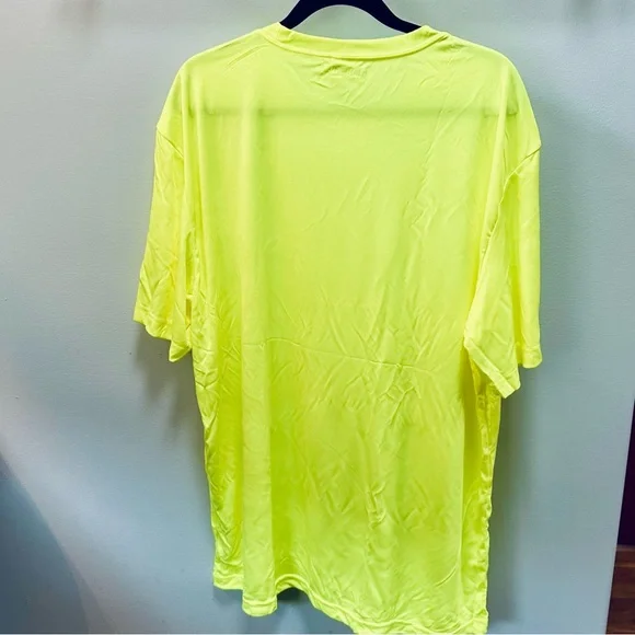 Driequip Dri-Fit All Sport Neon Yellow Short Sleeve T Shirt~ Size 2 XLarge New - Picture 7 of 7